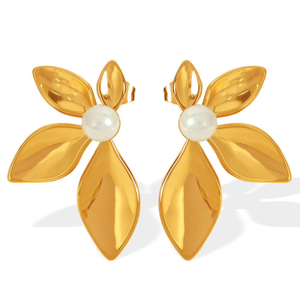 FLORAL BLOOM EARRINGS | 18K Gold Plated