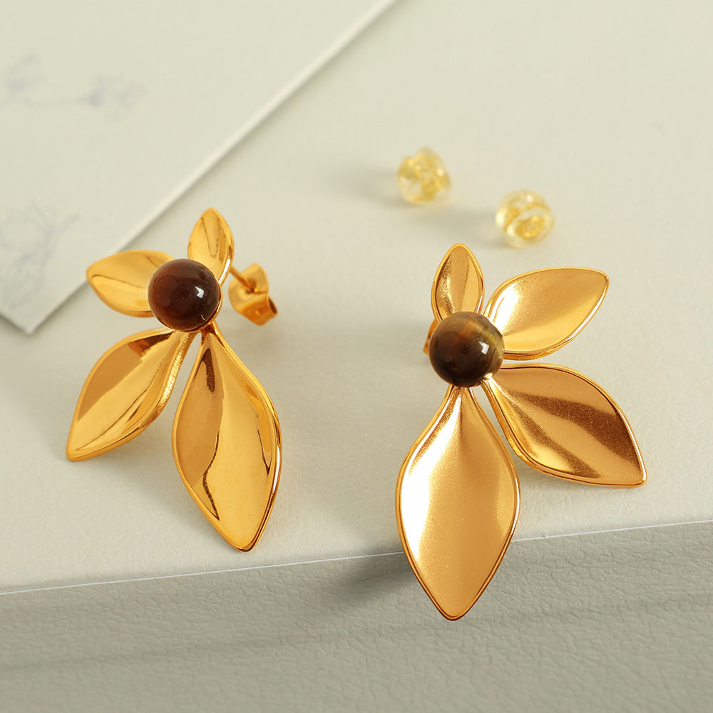 FLORAL BLOOM EARRINGS | 18K Gold Plated